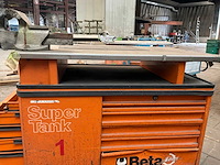 Beta super tank gereedschapswagen met bankschroef - afbeelding 7 van  8
