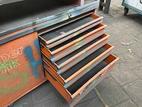 Beta super tank gereedschapswagen met bankschroef - afbeelding 3 van  7
