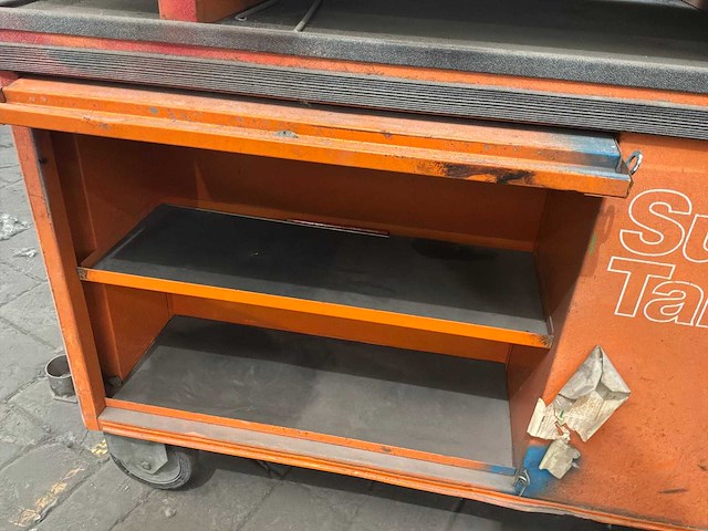 Beta super tank gereedschapswagen met bankschroef - afbeelding 6 van  7
