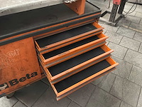 Beta super tank gereedschapswagen met bankschroef - afbeelding 1 van  1