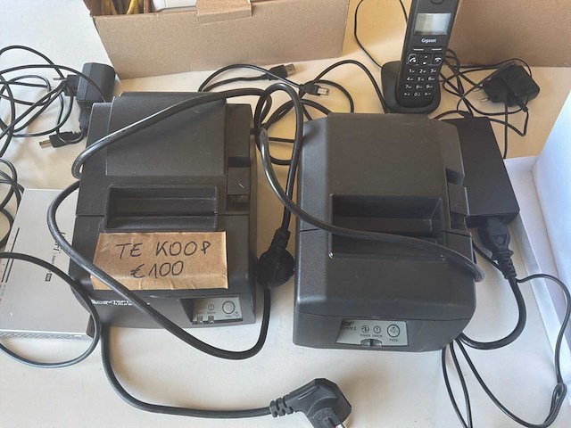 Betaalterminal, modem, printer, 2 ticketprinters, kassalade - afbeelding 5 van  11