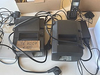 Betaalterminal, modem, printer, 2 ticketprinters, kassalade - afbeelding 5 van  11