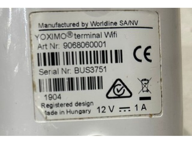 Betaalterminal worldline - afbeelding 3 van  3