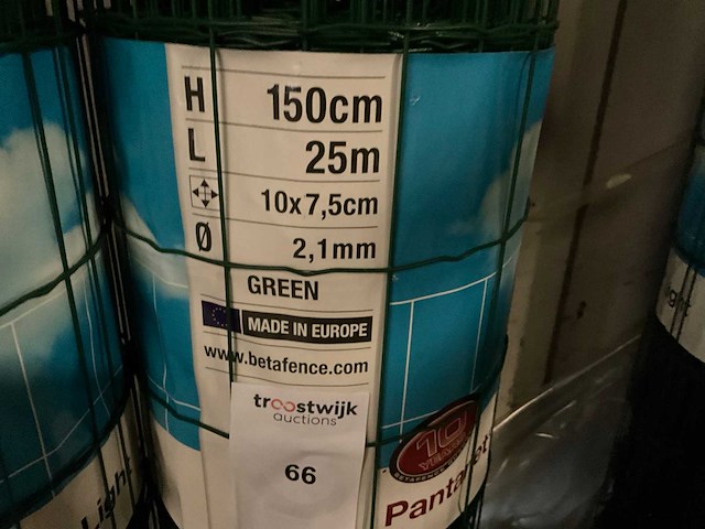 Betafence pantanet light rol draadafsluiting (3x) - afbeelding 4 van  4