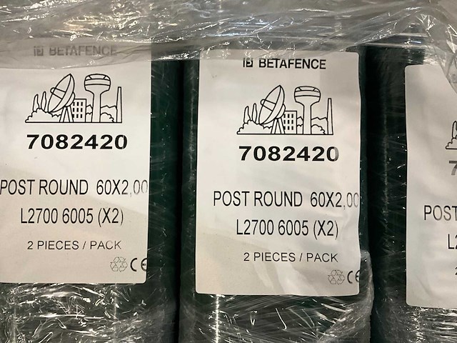 Betafence post round tuinpaal (80x) - afbeelding 5 van  5