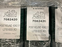 Betafence post round tuinpaal (80x) - afbeelding 5 van  5