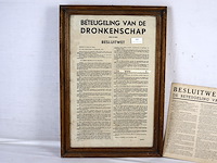 Beteugeling van de dronkenschap (x2) - afbeelding 2 van  4