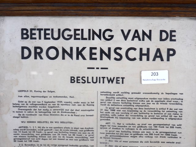 Beteugeling van de dronkenschap (x2) - afbeelding 3 van  4