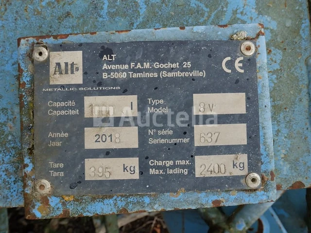 Beton cufa 1000 liter alt 8v - afbeelding 5 van  9