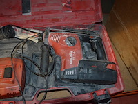 Beton tril naald, accu boorhamer hilti te7a in koffer met lader en accu (defect) - afbeelding 9 van  10