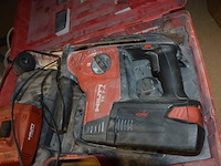 Beton tril naald, accu boorhamer hilti te7a in koffer met lader en accu (defect) - afbeelding 10 van  10