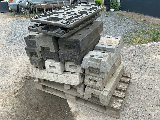 Beton voeten herras hekken (50x) - afbeelding 5 van  5