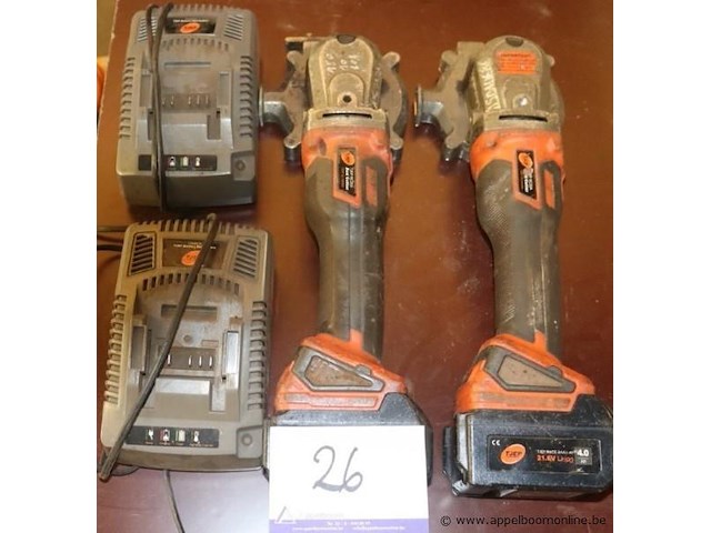 Betonijzerknipmachine tjep rc20a vv oplader - afbeelding 2 van  5