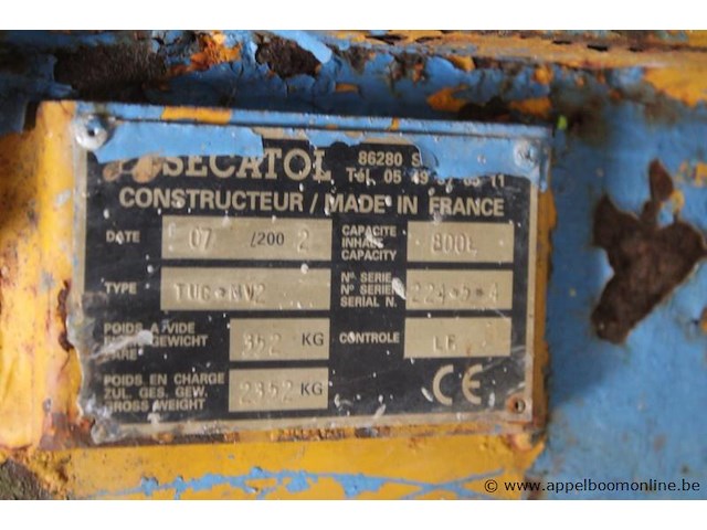 Betonkubel 800 liter - afbeelding 2 van  2