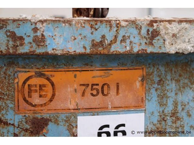 Betonkubel fe, 750 liter - afbeelding 2 van  2