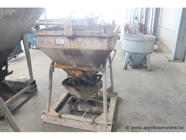 Betonkubel, secatol, 500 l - afbeelding 1 van  4