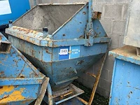 Betonkubel secatol tic, bouwjaar 2008. inhoud 500 l, eigen gewicht 275 kg.