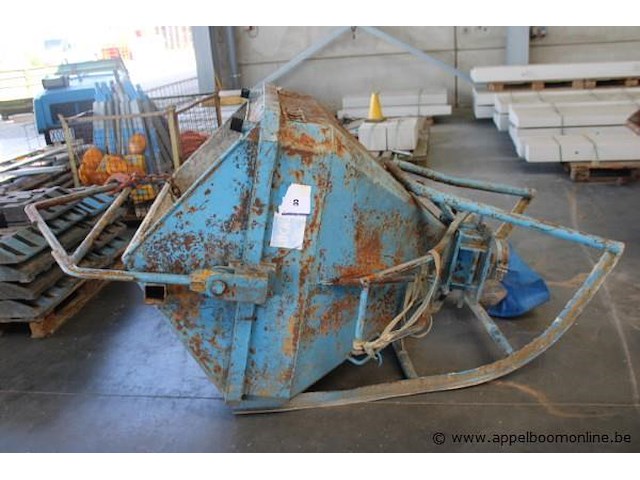 Betonkubel secatol, tu 2 nv2, 650 l inhoud, 630 kg eigen gewicht - afbeelding 1 van  3