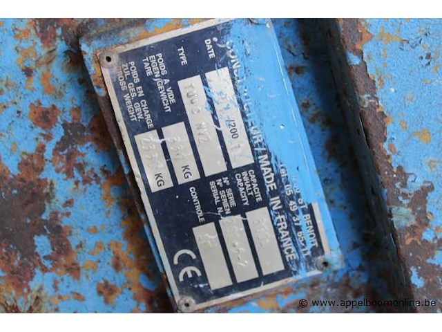 Betonkubel secatol, tu 2 nv2, 650 l inhoud, 630 kg eigen gewicht - afbeelding 3 van  3