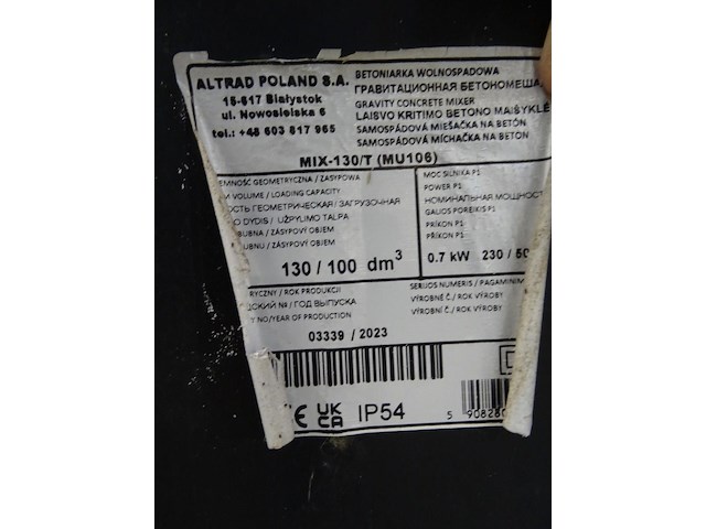 Betonmolen altrad - afbeelding 4 van  4