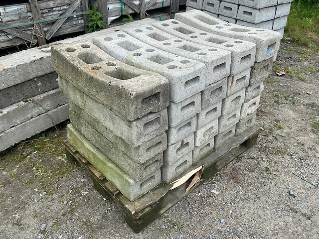 Betonnen bouwhekblok (25x) - afbeelding 1 van  6