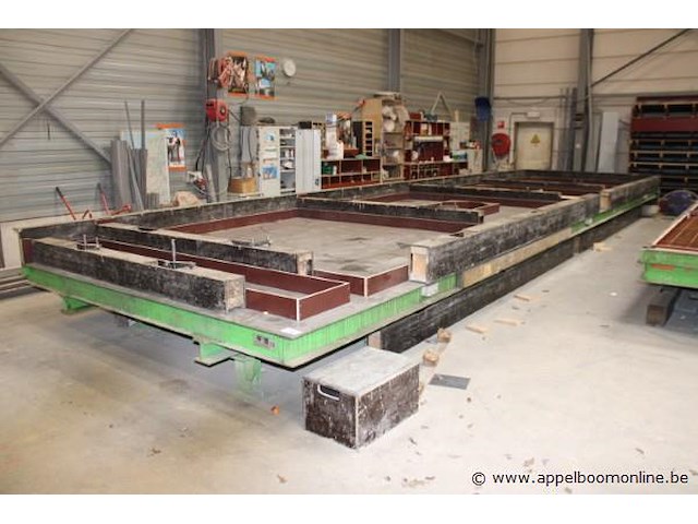 Betonproductietafel avermann rt, afm 3x12/1500, bj 2011, gewicht 62000kg - afbeelding 1 van  3