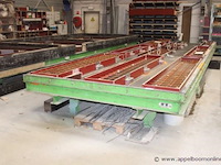 Betonproductietafel avermann rt, afmeting 2,46x9/500, bj 2011, totaal gewicht 15100kg - afbeelding 1 van  4