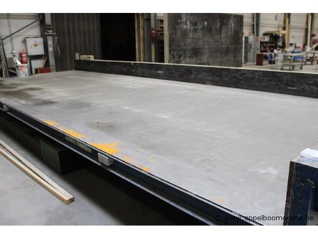 Betonproductietafel vollert-weckmann, afm plm 3,5x9, gew niet gekend - afbeelding 3 van  4