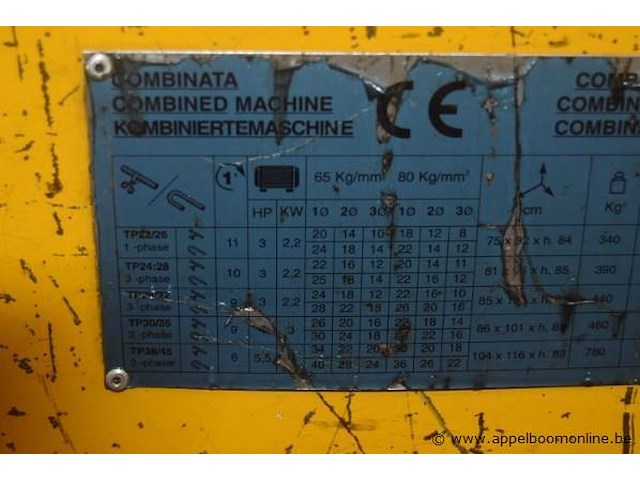 Betonstaalbuigmachine simpedil p384, bj 2003, dia 34mm - afbeelding 4 van  5