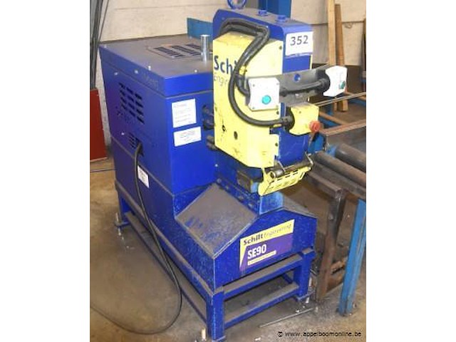 Betonstaalknipmachine schilt se 90, bj 2021, sr nr 150897, dia 32mm, mesbreedte 90mm, 16 knippen/min - afbeelding 1 van  4