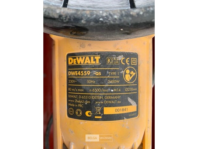 Betonzaag dewalt - afbeelding 2 van  4