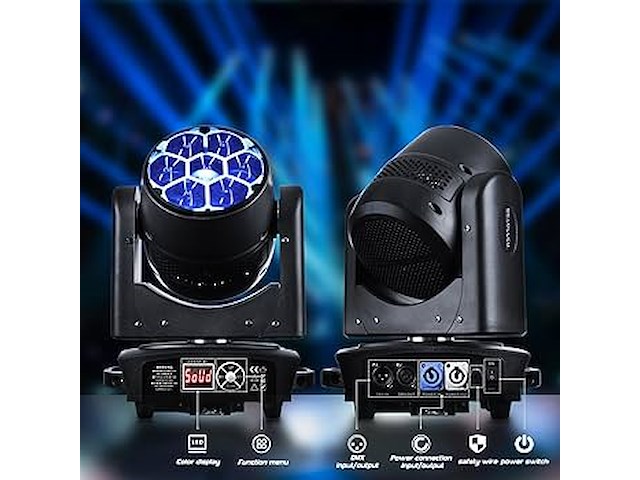 Betopper moving head 350 w disco lights - afbeelding 5 van  6