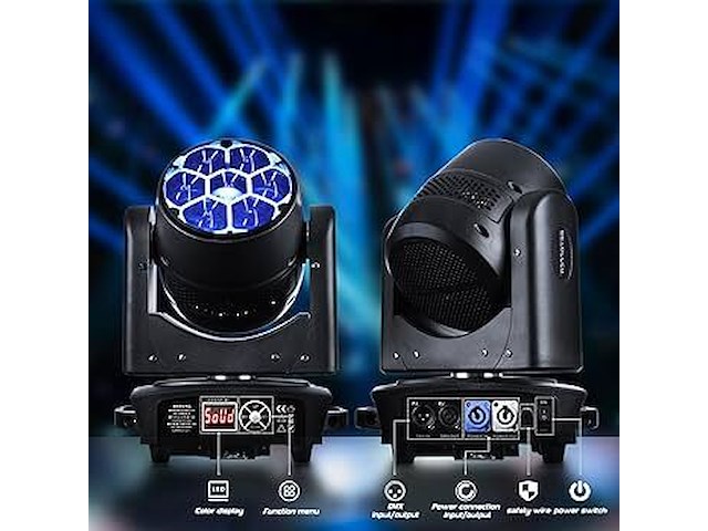 Betopper moving head 350 w disco lights - afbeelding 5 van  6