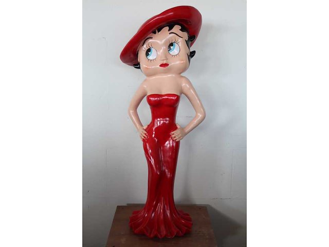 Betty boop - red dress - beeld - afbeelding 2 van  2