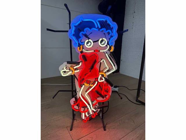Betty boop neon bord - afbeelding 1 van  2