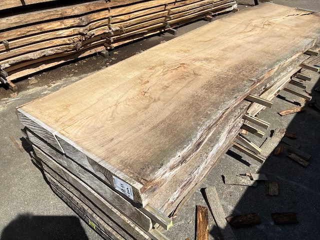Beuk boomstam in dikke planken - afbeelding 5 van  6