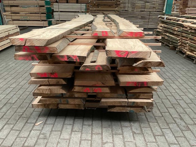 Beuken stamdelen 52 mm ca. 3,5 m³ - afbeelding 3 van  5