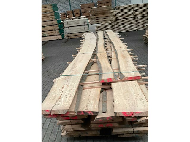 Beuken stamdelen 52 mm ca. 3,5 m³ - afbeelding 4 van  5