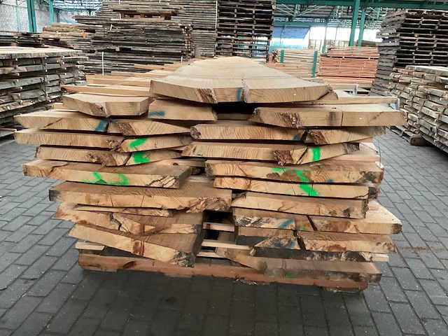 Beuken stamdelen 52 mm ca. 4 m³ - afbeelding 2 van  5