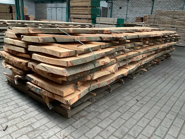 Beuken stamdelen 52 mm ca. 4 m³ - afbeelding 3 van  5