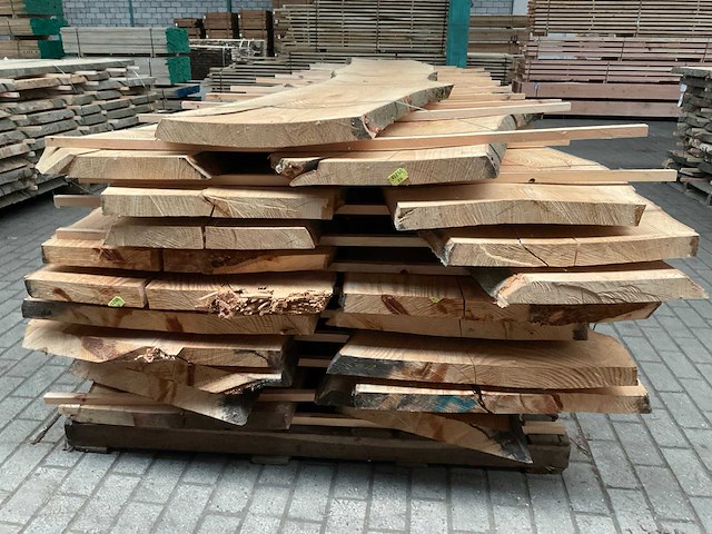 Beuken stamdelen 52 mm ca. 4 m³ - afbeelding 4 van  5