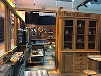 Beursstand 90m² volledig in hout met massief houten vloer (steenschotten) - afbeelding 1 van  15