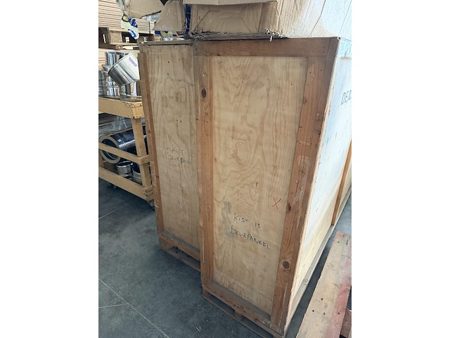 Beursstand deurpaneelkist 2 stuks - afbeelding 1 van  3