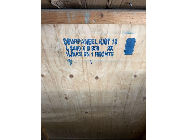 Beursstand deurpaneelkist 2 stuks - afbeelding 3 van  3