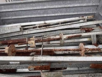 Bevestiging/leuninghouder - voor rand beveiliging (draadstangen) in metalen bak - bouw- en bevestigingsmateriaal (23x) - afbeelding 3 van  3