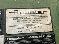 Beyeler pp360x6200 kantbank - afbeelding 12 van  21