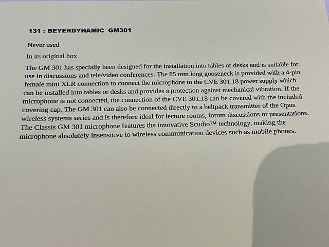 Beyerdynamic classic gm 301 microfoon - afbeelding 4 van  4