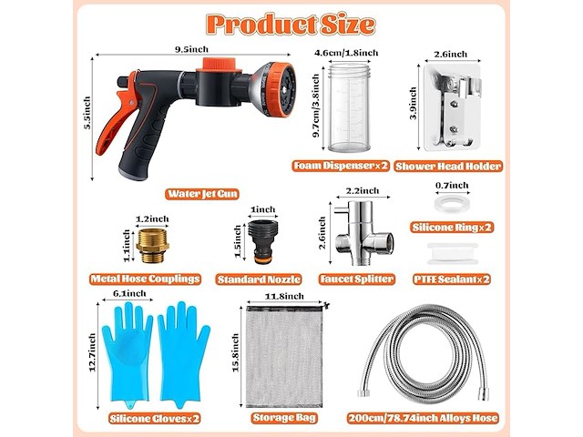Beyumi hondenwasslangbevestiging met 100cc zeepdispenser - afbeelding 2 van  5