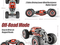 Bezgar off road transform racing car (rood) - afbeelding 2 van  3