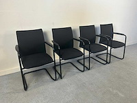 Bezoekersstoel - waiting room chair (4x) - afbeelding 3 van  4